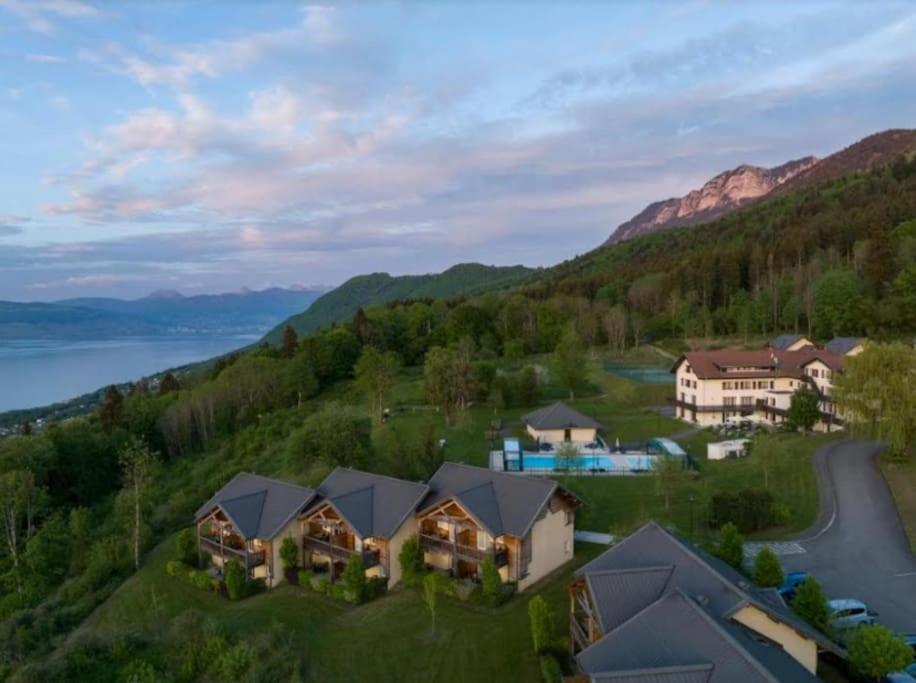 Le Garden - Ski - Vue Lac - Piscine - Parking - Evian - Thonon - Lugrin Εξωτερικό φωτογραφία